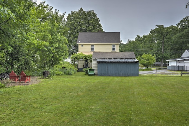 382 Park Ave, Keene, NH 03431 - view of green lawn with an outdoor structure