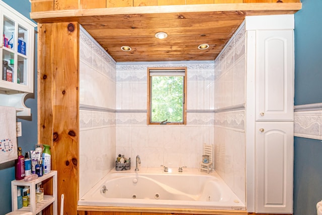 20 Pine Lane Rd, Ossipee, NH 03890 - full bathroom with a jetted tub