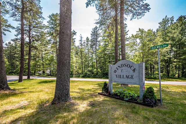 20 Pine Lane Rd, Ossipee, NH 03890 - community sign featuring a lawn