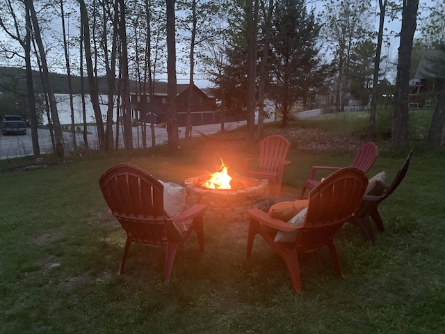 2940 Rte 30, Castleton, VT 05732 - view of patio / terrace with an outdoor fire pit