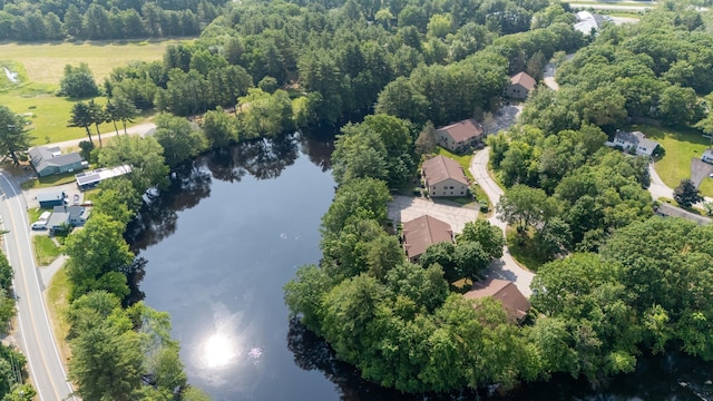 9 Swiftwater Dr Unit 5, Allenstown, NH 03275 - aerial view of property and surrounding area featuring a large body of water