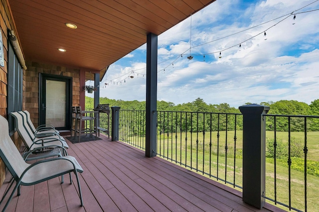 3 Simon Hill Rd, Ossipee, NH 03864 - view of wooden terrace