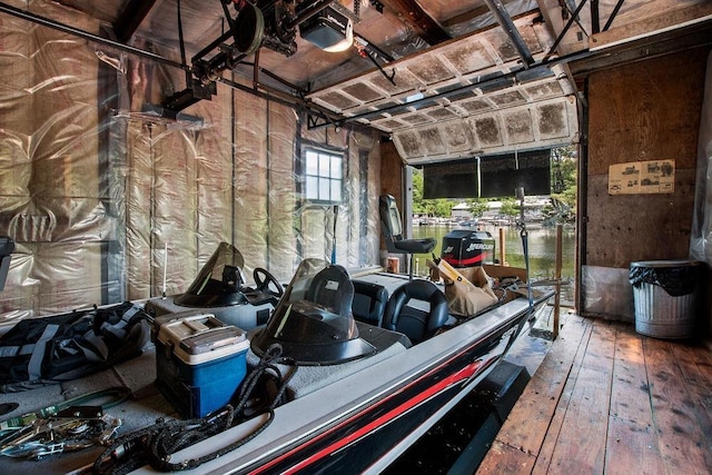 23 Riverlake St, Alton, NH 03810 - garage with a garage door opener