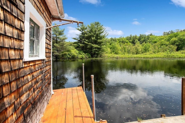 23 Riverlake St, Alton, NH 03810 - dock featuring a water view and a view of trees