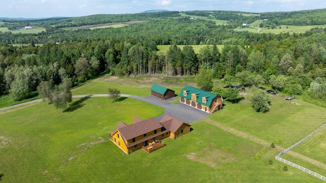 535 Mead Hill Rd, Holland, VT 05830 - overview of rural landscape with a forest