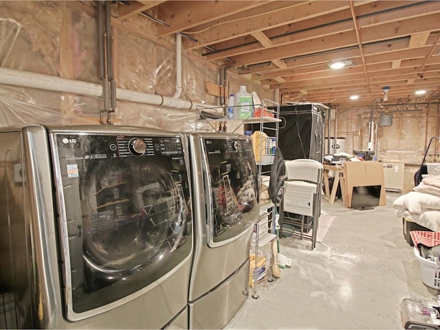 343 Cobblestone Cir S, Burlington, VT 05403 - unfinished below grade area featuring washer and clothes dryer