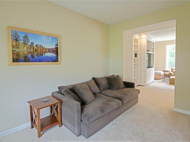 343 Cobblestone Cir S, Burlington, VT 05403 - carpeted living room with baseboards
