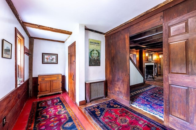 428 N Rd, Salisbury, NH 03235 - corridor featuring wood finished floors and baseboards