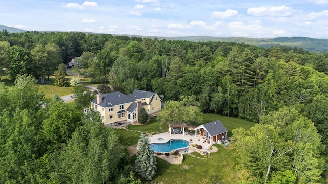 3 Baldwin Ln, Bedford, NH 03110 - aerial overview of property's location featuring a forest
