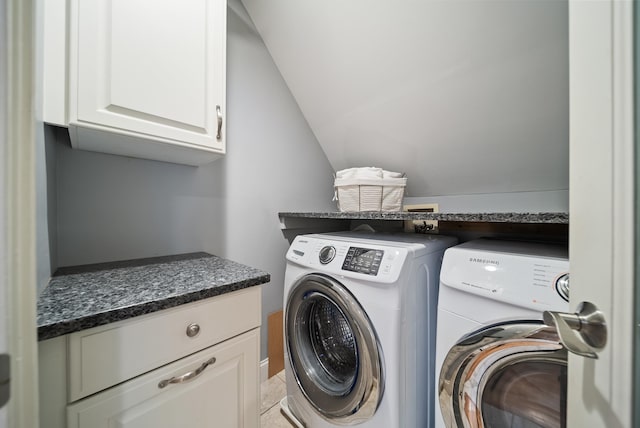 3 Baldwin Ln, Bedford, NH 03110 - laundry room with washing machine and dryer and cabinet space