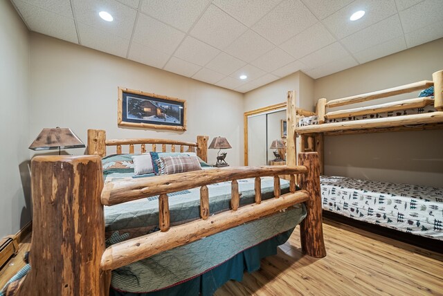 3 Baldwin Ln, Bedford, NH 03110 - bedroom with wood finished floors, recessed lighting, and a closet