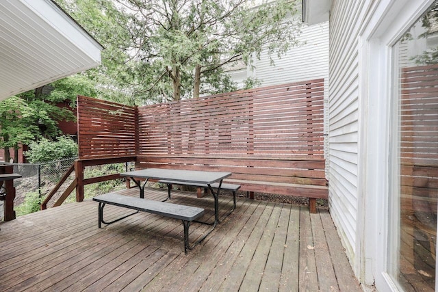 5 School St, Tilton, NH 03276 - deck featuring outdoor dining space