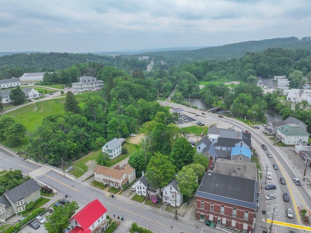 5 School St, Tilton, NH 03276 - bird's eye view of a heavily wooded area