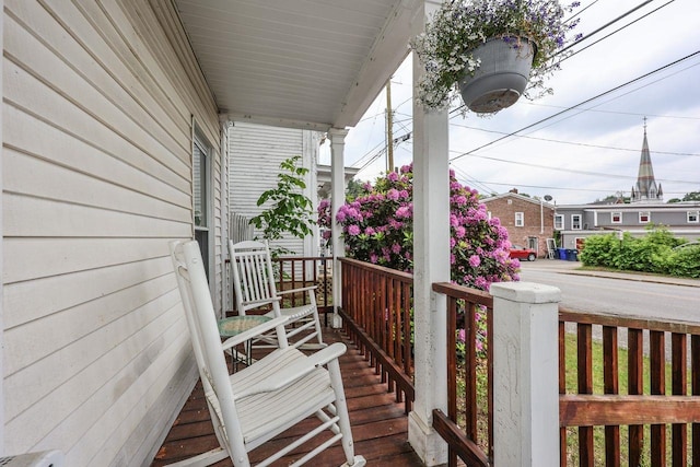 5 School St, Tilton, NH 03276 - view of porch