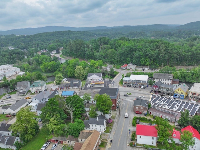 5 School St, Tilton, NH 03276 - aerial perspective of suburban area with a forest