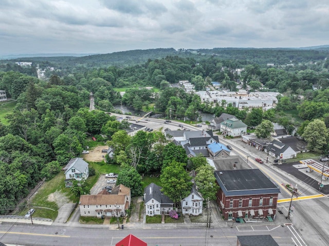 5 School St, Tilton, NH 03276 - aerial view of a forest