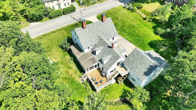 121 Main St, New Ipswich, NH 03071 - view from above of property