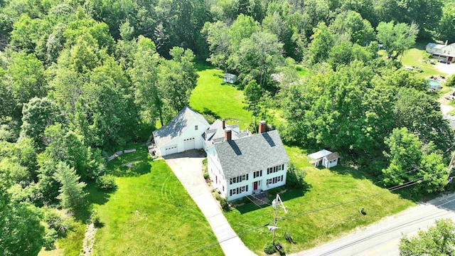 121 Main St, New Ipswich, NH 03071 - aerial view of property and surrounding area