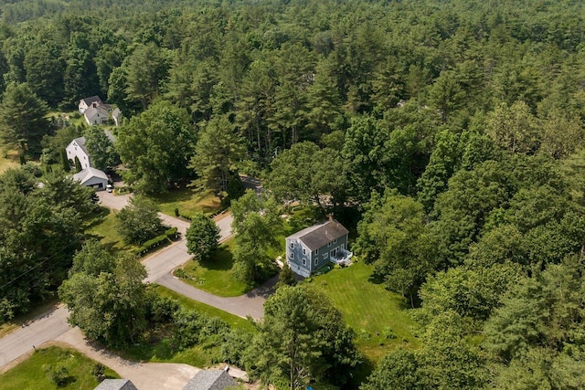 1 Constable Rd, Durham, NH 03824 - aerial view of property's location featuring a heavily wooded area