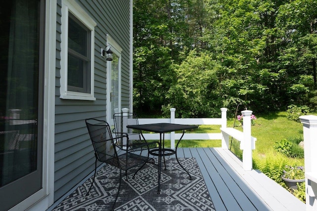 1 Constable Rd, Durham, NH 03824 - deck featuring a yard