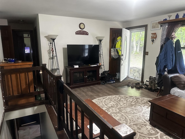74 Dutton District Rd, Springfield, VT 05156 - living area with wood finished floors