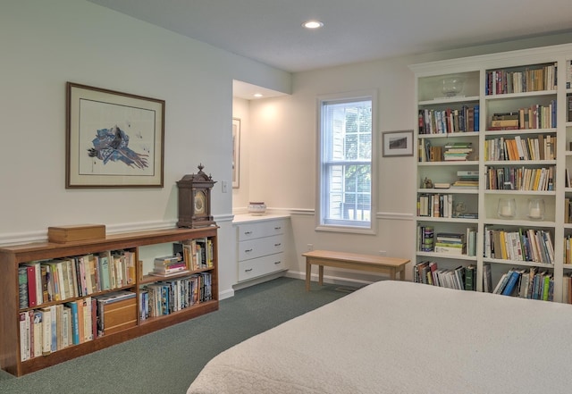 53 Summit Ridge Dr, Keene, NH 03431 - bedroom with dark carpet and recessed lighting