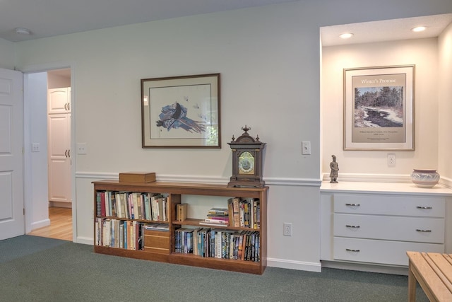 53 Summit Ridge Dr, Keene, NH 03431 - sitting room with carpet and recessed lighting