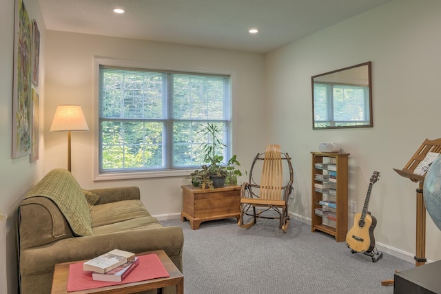 53 Summit Ridge Dr, Keene, NH 03431 - sitting room featuring carpet and recessed lighting