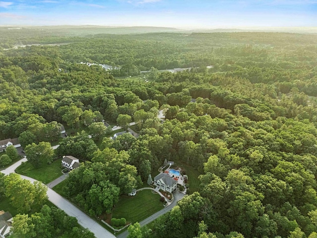 104 Windsor Dr, Auburn, NH 03032 - aerial view of a heavily wooded area