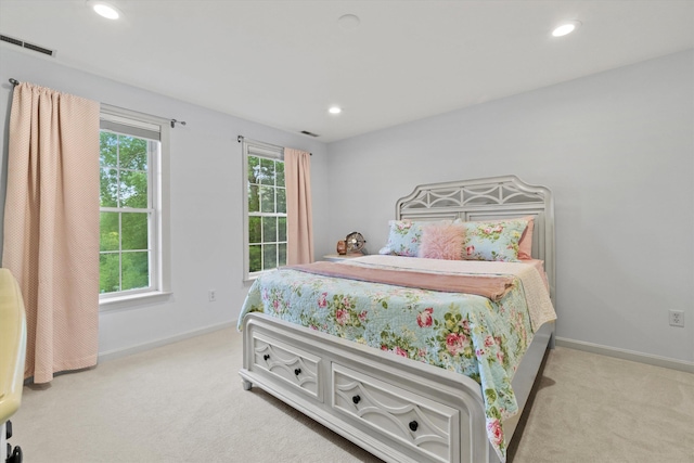 104 Windsor Dr, Auburn, NH 03032 - bedroom featuring light colored carpet and recessed lighting