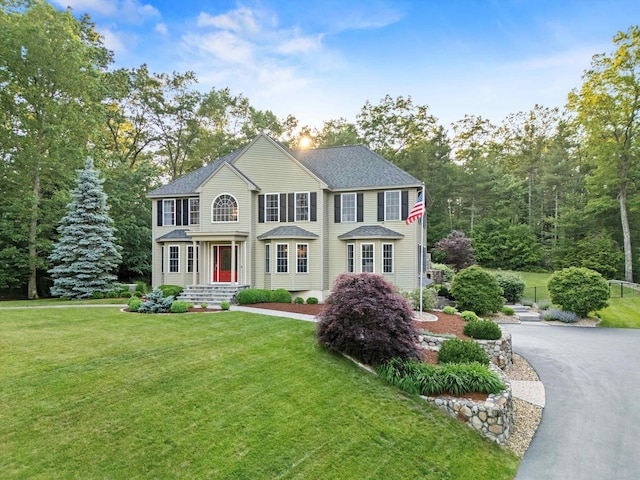 104 Windsor Dr, Auburn, NH 03032 - colonial inspired home with roof with shingles