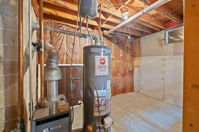 26 Old Mill Rd, Ossipee, NH 03890 - utility room featuring water heater