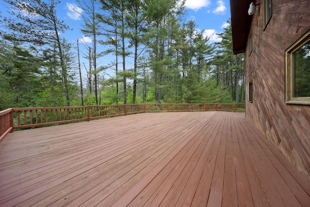 26 Old Mill Rd, Ossipee, NH 03890 - view of wooden terrace