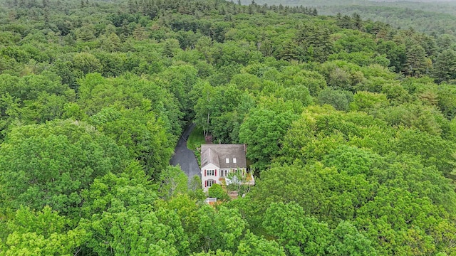 329 Peverly Rd, Northfield, NH 03276 - view from above of property featuring a forest