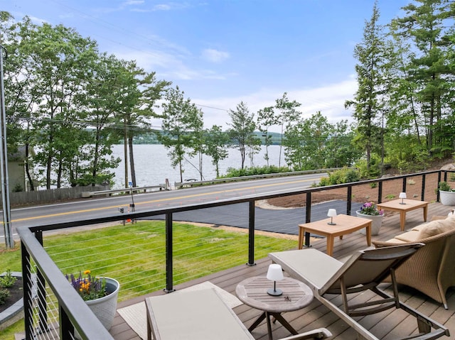 5 Michaels Way, Laconia, NH 03246 - balcony featuring a water view