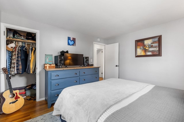 46 E Diane Dr, Keene, NH 03431 - bedroom with wood finished floors, a closet, and a spacious closet