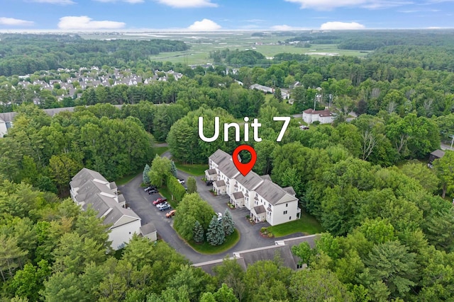 243 Drakeside Rd Unit 7, Hampton, NH 03842 - bird's eye view of a heavily wooded area