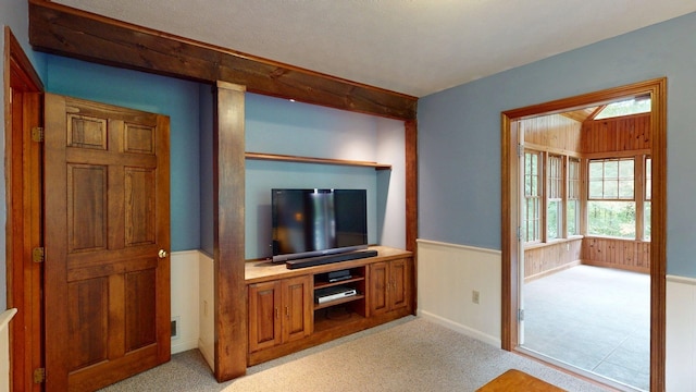 114 Snow Pond Rd, Concord, NH 03301 - unfurnished living room featuring light colored carpet and baseboards