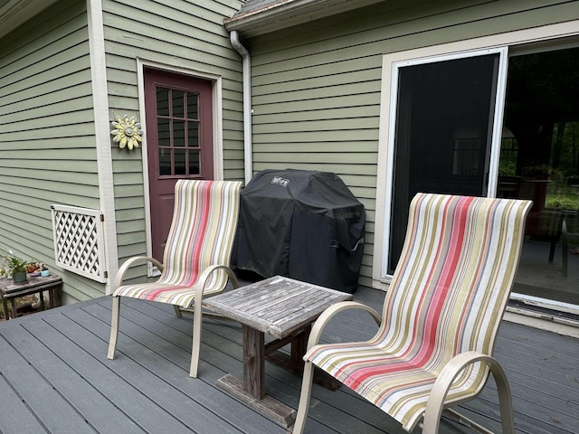 114 Snow Pond Rd, Concord, NH 03301 - wooden terrace featuring a grill
