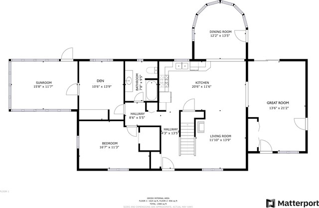 114 Snow Pond Rd, Concord, NH 03301 - view of floor plan / room layout