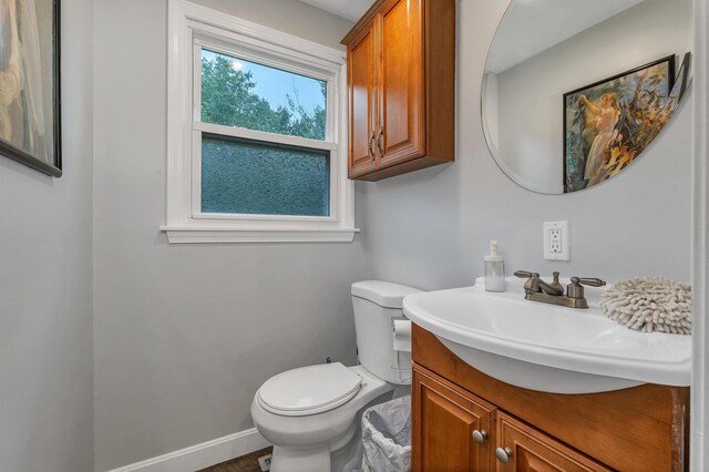 44A Windham Rd, Hudson, NH 03051 - half bathroom featuring vanity and toilet