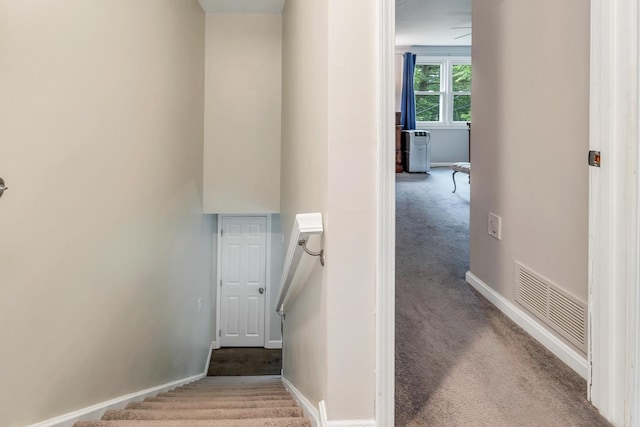 44A Windham Rd, Hudson, NH 03051 - stairs featuring carpet flooring