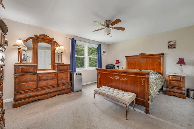 44A Windham Rd, Hudson, NH 03051 - carpeted bedroom featuring baseboards and a ceiling fan