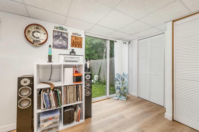 44A Windham Rd, Hudson, NH 03051 - interior space with a drop ceiling, wood finished floors, and plenty of natural light