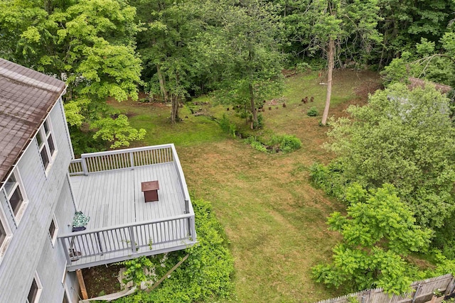 44A Windham Rd, Hudson, NH 03051 - view of yard featuring a wooden deck