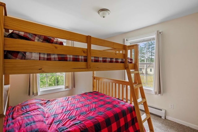 82 Robinhood Rd, Wakefield, NH 03830 - bedroom with multiple windows and carpet flooring