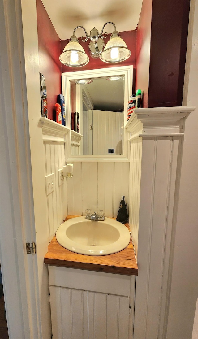 312 Roy Rd, Stewartstown, NH 03576 - bathroom featuring vanity
