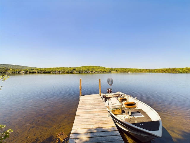 312 Roy Rd, Stewartstown, NH 03576 - dock area featuring a water view