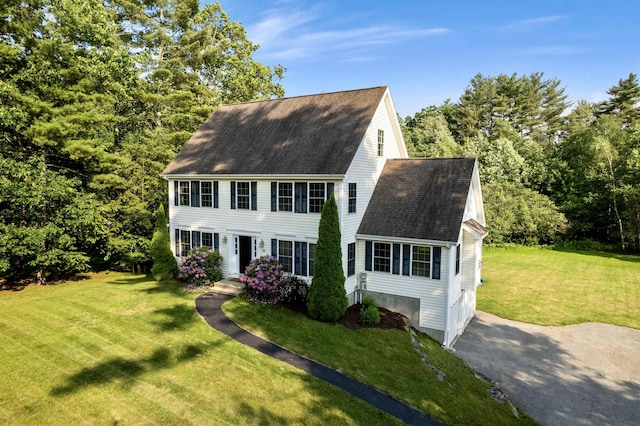 25 Morgan Dr, Epping, NH 03042 - colonial inspired home with roof with shingles and a front lawn