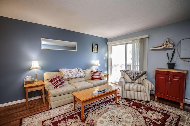 19 Shelburne Rd Unit 19, Merrimack, NH 03054 - living room with wood finished floors and baseboards